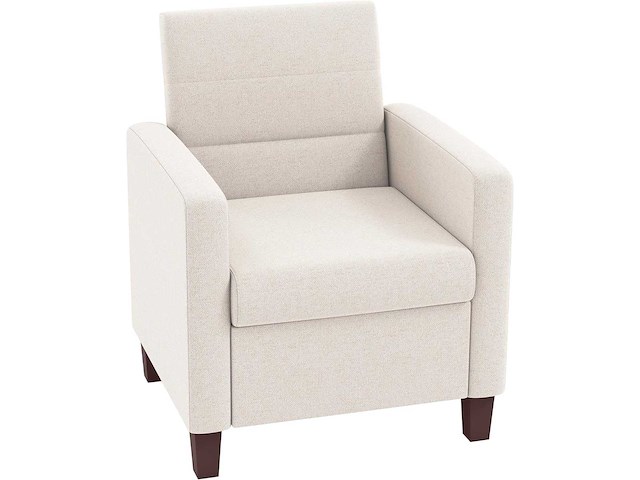 Ligstoel met armleuningen, gestoffeerde fauteuil - afbeelding 2 van  8