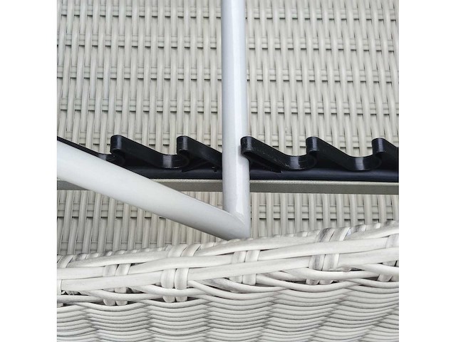 Ligstoel met kussen en opbergruimte, l 198 cm, ruimtebesparende opbergruimte - afbeelding 6 van  8