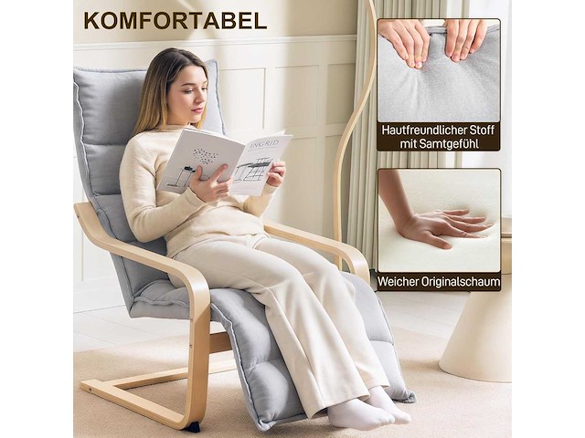 Ligstoel met verstelbare voetsteun - afbeelding 4 van  7