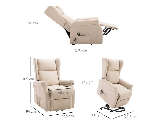 Ligstoel met voetsteun - afbeelding 4 van  7