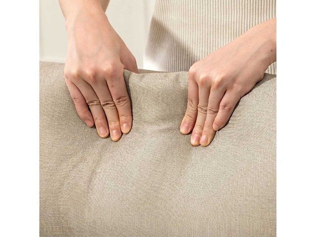 Ligstoel, uitschuifbare voetsteun, pocketveren, tot 150 kg, beige - afbeelding 5 van  5