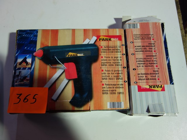 Lijmpistool met lijm - afbeelding 1 van  1