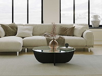 Lily salontafel | gehard glas | zwart - afbeelding 1 van  5