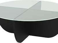 Lily salontafel | gehard glas | zwart - afbeelding 5 van  5
