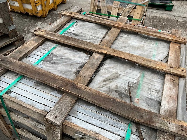 Lime ash natuursteen tuintegels ca. 14,52m2 - afbeelding 2 van  4