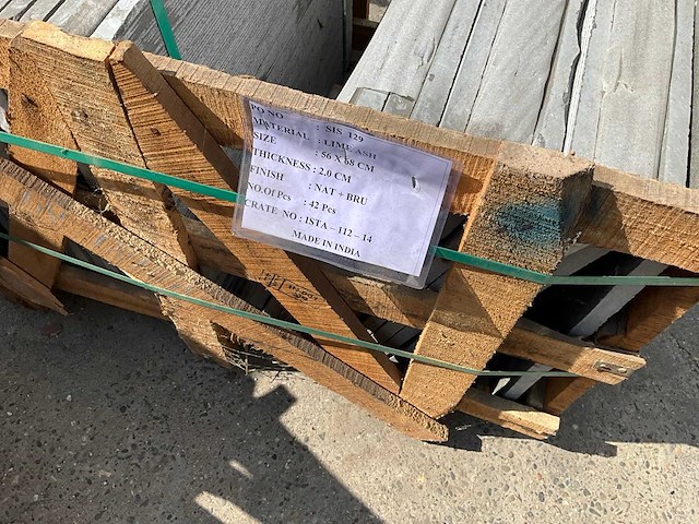 Lime ash natuursteen tuintegels ca.31,50m2 - afbeelding 5 van  9