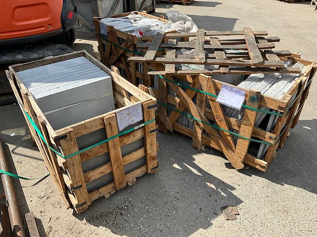 Lime ash natuursteen tuintegels ca.31,50m2 - afbeelding 1 van  10