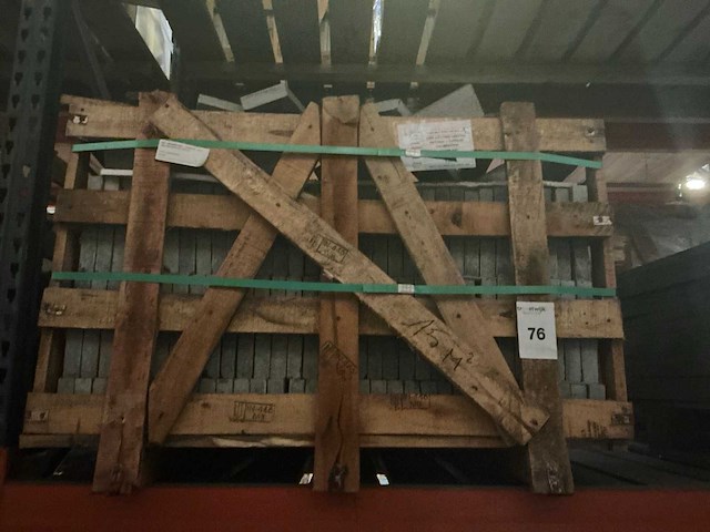 Lime ash partij natuursteen tegels getrommeld - afbeelding 6 van  7