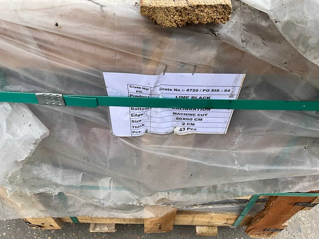 Lime black honed 400 natuursteen tuintegels ca.9m2 - afbeelding 3 van  3