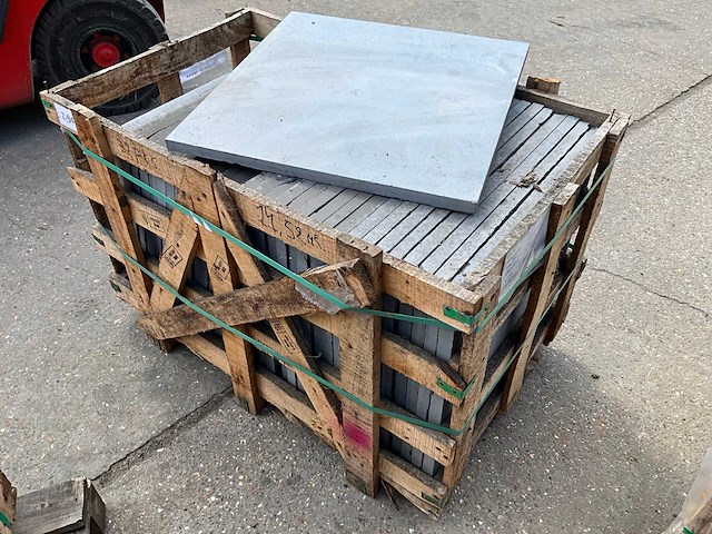 Lime black natuursteen tuintegels ca. 14,52m2 - afbeelding 3 van  3