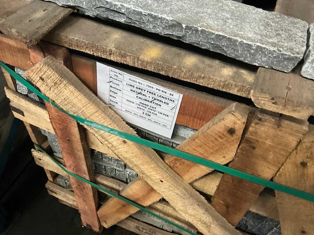 Lime gray partij natuursteen tegels - afbeelding 3 van  3