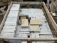 Lime yellow natuursteen tuintegels ca. 12,60m2 - afbeelding 2 van  4