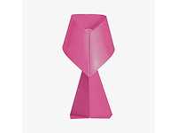 Limited edition - metalen tafellamp - 35 cm - kerstroos - ontwerp door claire norcross (2x) - afbeelding 8 van  9