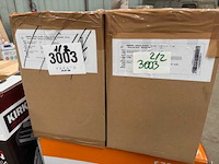 Limited edition - metalen tafellamp - 35 cm - kerstroos - ontwerp door claire norcross (2x) - afbeelding 9 van  9