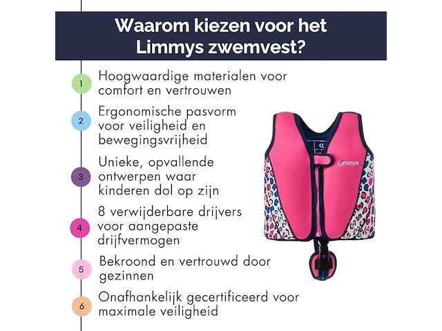 Limmys premium zwemvest (large) - afbeelding 3 van  5
