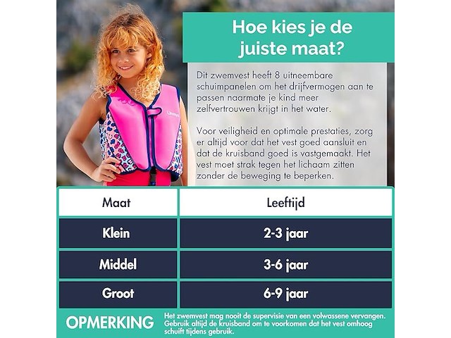 Limmys zwemvest (large) - afbeelding 5 van  5