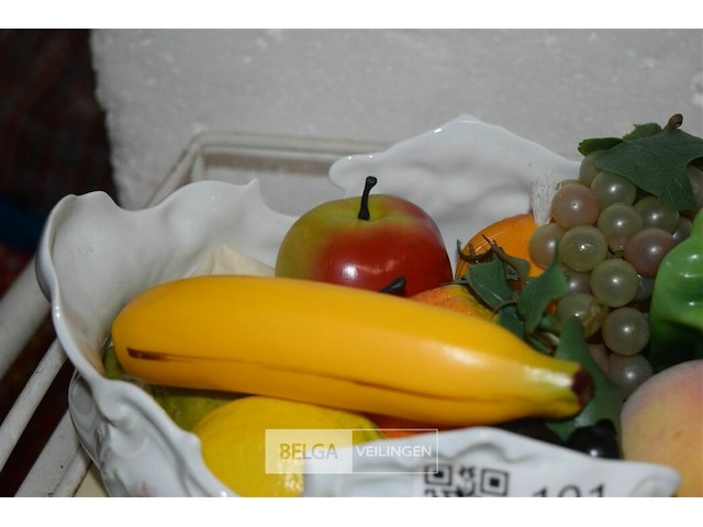 Limoges 2 deco kommen met sier fruit - afbeelding 4 van  4