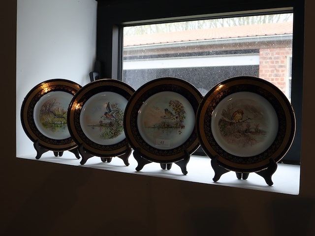 Limoges decoratief bord (x4) - afbeelding 1 van  7