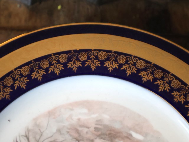 Limoges decoratief bord (x4) - afbeelding 7 van  7