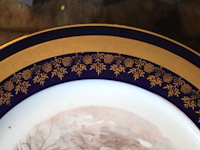 Limoges decoratief bord (x4) - afbeelding 7 van  7