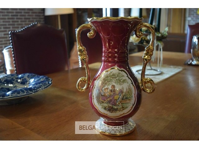 Limoges porseleinen vaas - afbeelding 1 van  3