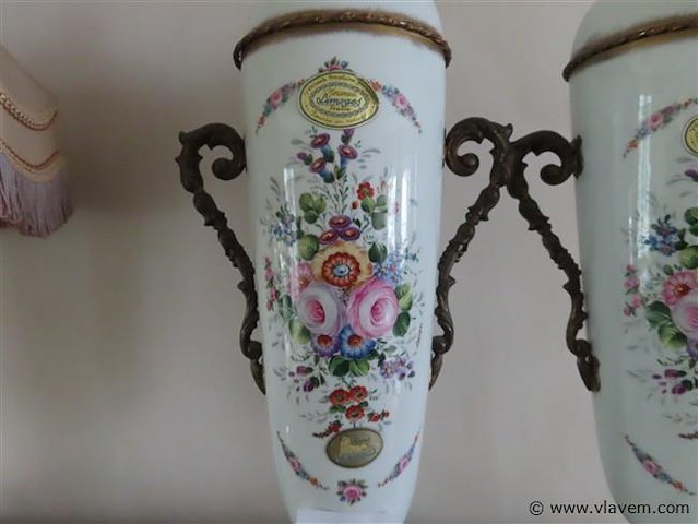 Limoges set vazen hoogte 62cm - afbeelding 4 van  7