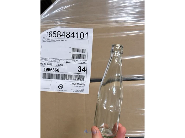 Limonade fles met kroonkurk sluiting 200ml - afbeelding 3 van  4