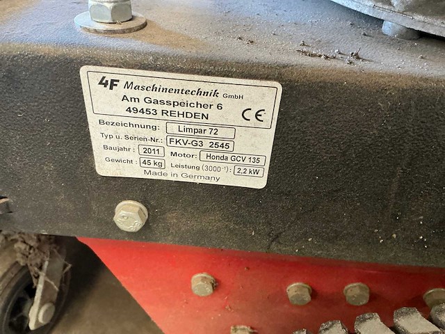 Limpar fkv-g3 2545 borstelmachine - afbeelding 3 van  3