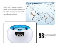 Linbeauti ultrasoon reinigingsapparaat - afbeelding 3 van  5