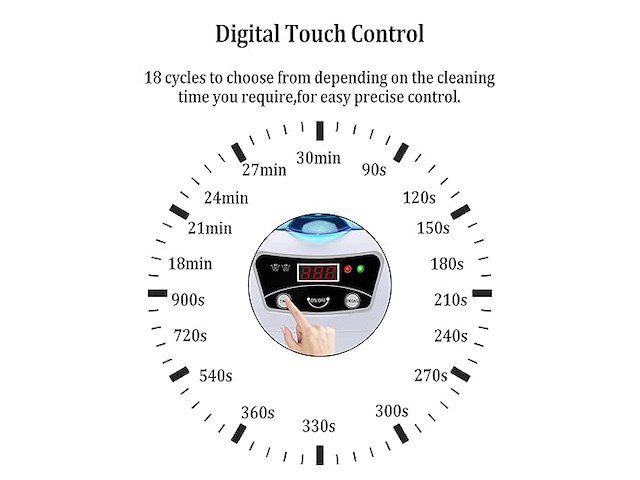 Linbeauti ultrasoon reinigingsapparaat - afbeelding 4 van  5