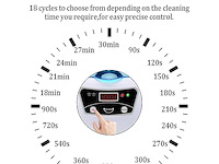 Linbeauti ultrasoon reinigingsapparaat - afbeelding 4 van  5