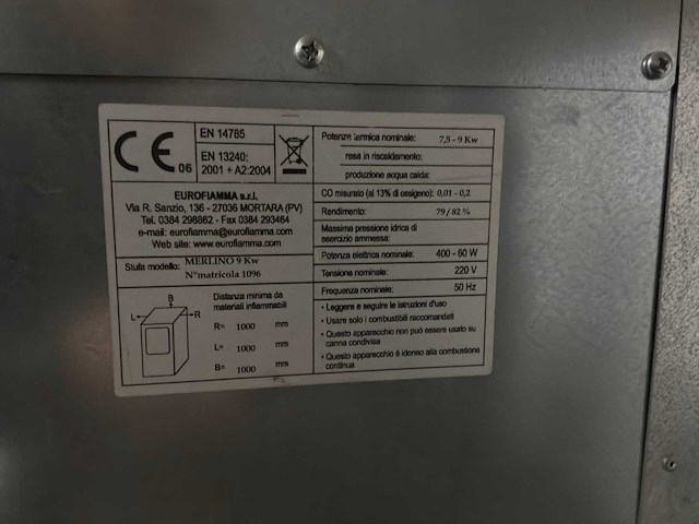 Lincar merlino hout- en p elletkachel - afbeelding 4 van  6