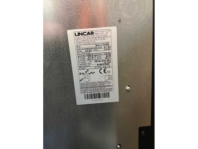 Lincar milli 515 s pelletkachel - afbeelding 4 van  6