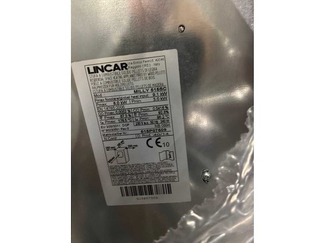 Lincar milli 515 s pelletkachel - afbeelding 4 van  5