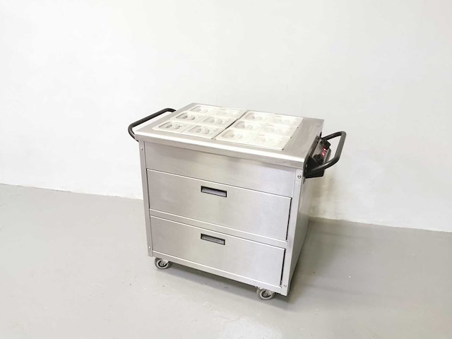 Lincat - p6b2 - heet kastje met bain marie top - afbeelding 1 van  2