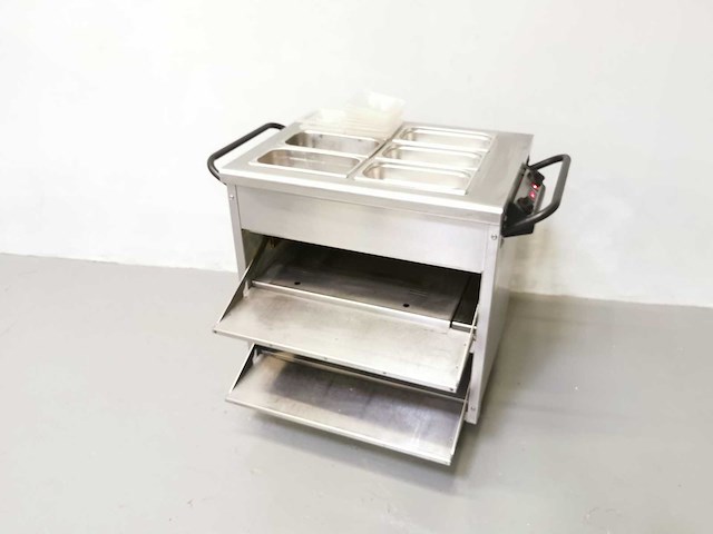 Lincat - p6b2 - heet kastje met bain marie top - afbeelding 2 van  2