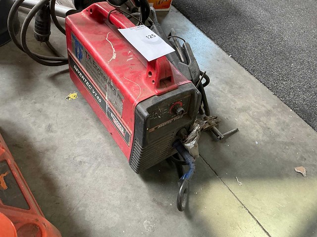 Lincoln electric invertec v145 elektrode lasapparaat - afbeelding 1 van  5