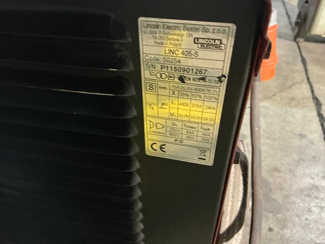 Lincoln electric linc 405-s lasapparaat - afbeelding 6 van  6