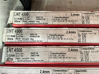 Lincoln electric lnt4500 2,4x1000 koker rvs tig-lasdraad (8x) - afbeelding 3 van  3