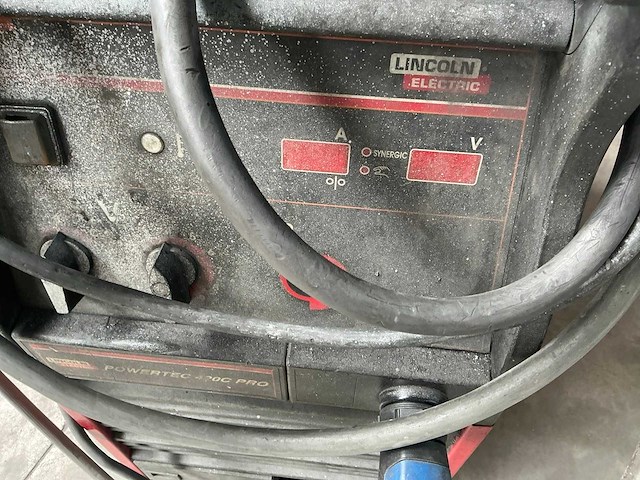 Lincoln electric powertec 420c pro mig lasapparaat - afbeelding 8 van  10