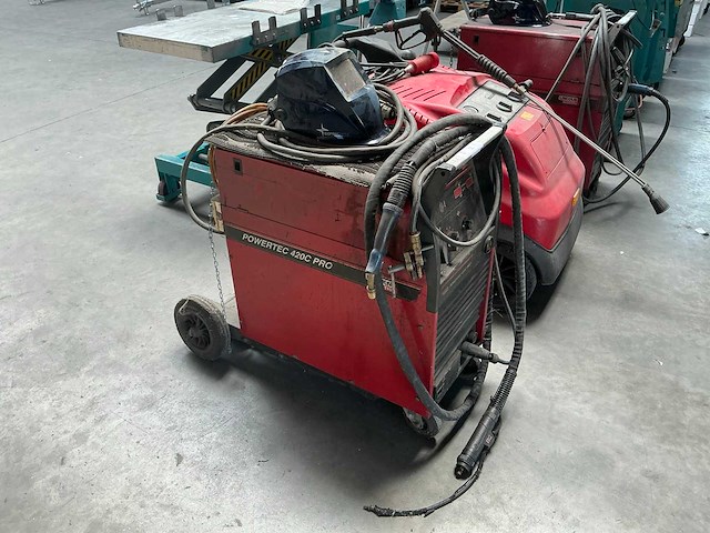 Lincoln electric powertec 420c pro mig lasapparaat - afbeelding 1 van  11