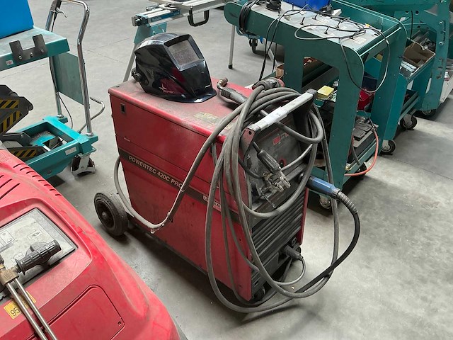 Lincoln electric powertec 420c pro mig lasapparaat - afbeelding 1 van  9