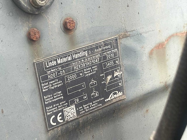 Linde - 2010 - h20t-01 - vorkheftruck - afbeelding 12 van  15