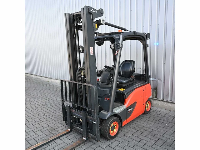 Linde e16p-02 elektrische vorkheftruck - afbeelding 1 van  16
