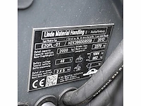 Linde e20pl-01 elektrische vorkheftruck - afbeelding 6 van  18
