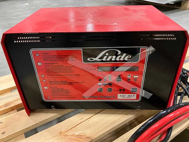 Linde e24/45p acculader - afbeelding 3 van  5