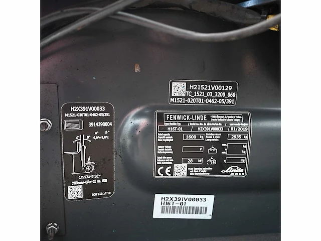 Linde h16t-01 lpg vorkheftruck - afbeelding 10 van  18