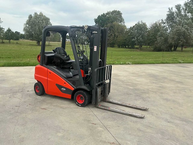 Linde h18t vorkheftruck met weeg cel vorken - afbeelding 1 van  80