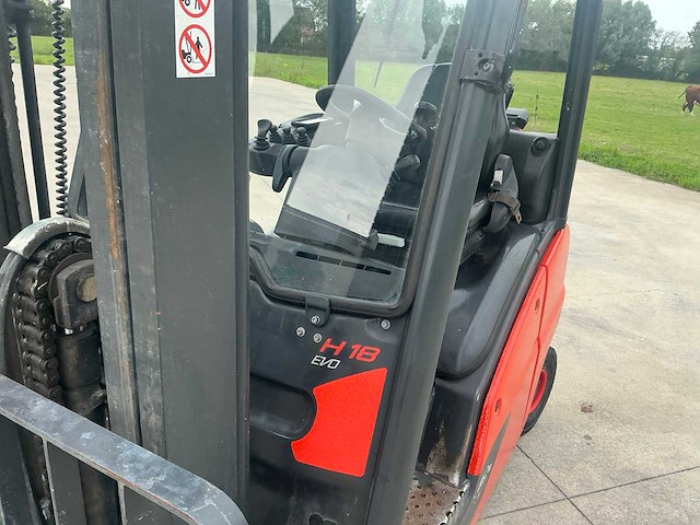 Linde h18t vorkheftruck met weeg cel vorken - afbeelding 40 van  80