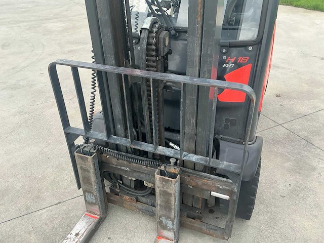 Linde h18t vorkheftruck met weeg cel vorken - afbeelding 38 van  80